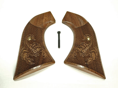 Walnut Scorpion Ruger Super Blackhawk Grips X