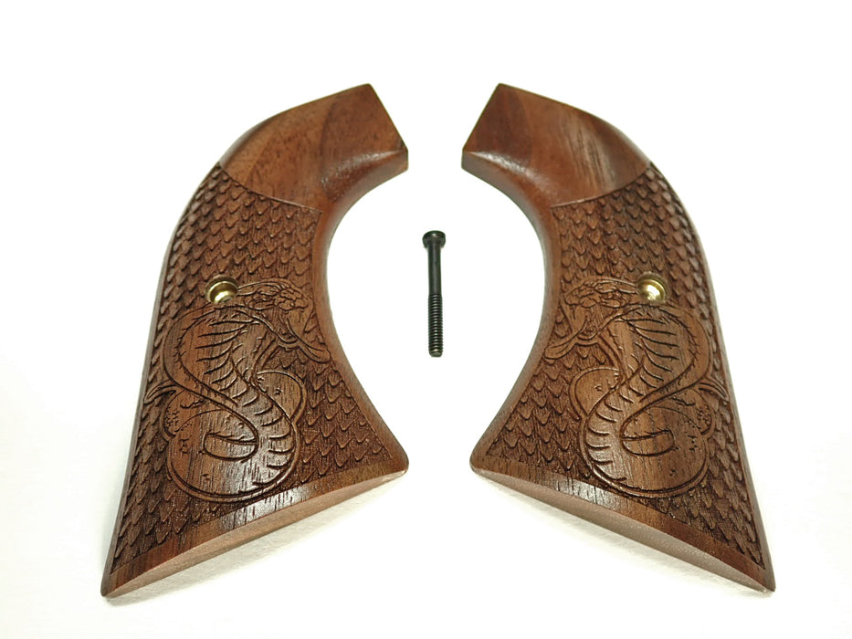 Walnut Cobra Ruger Super Blackhawk Grips X