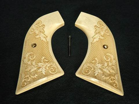 Maple Floral Checkered Ruger Super Blackhawk Grips X