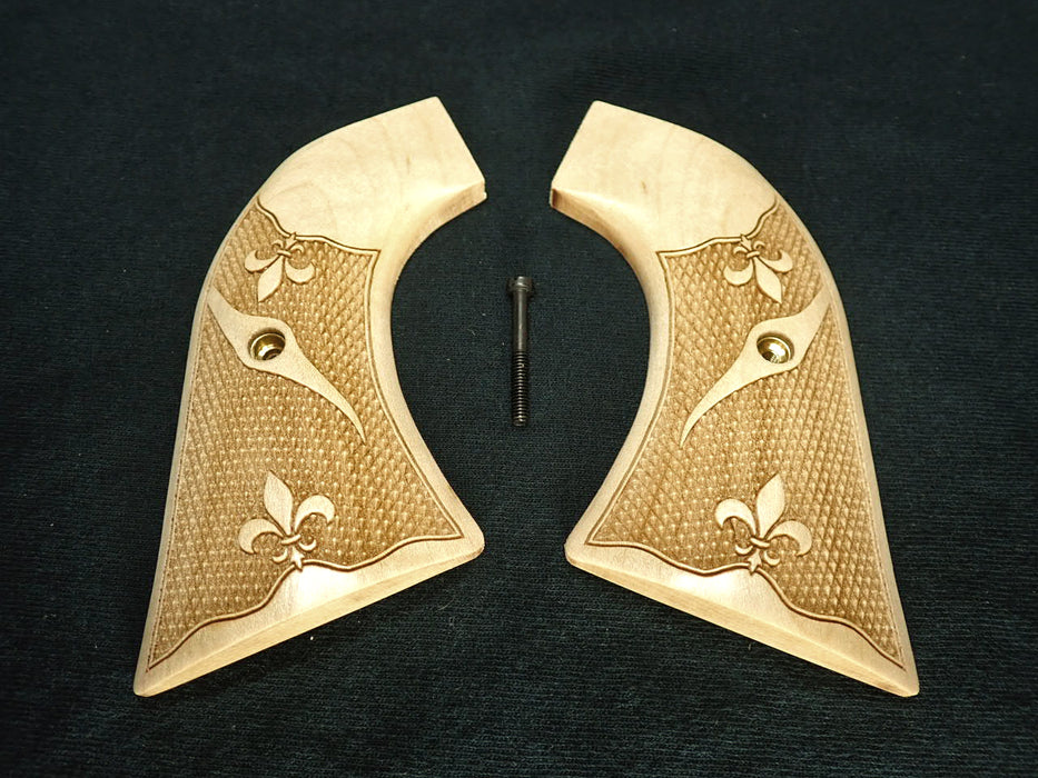 Maple Fleur De Lis Ruger Super Blackhawk Grips