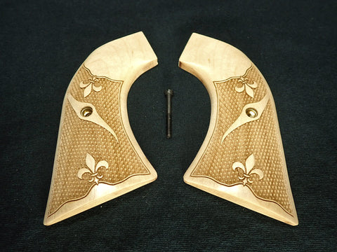Maple Fleur De Lis Ruger Super Blackhawk Grips