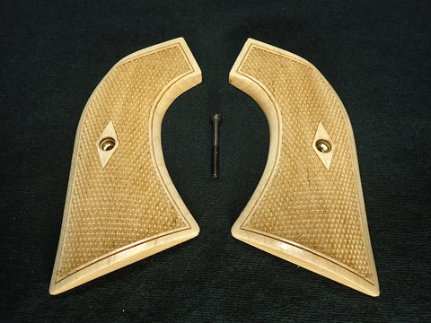 Maple Checkered Ruger Super Blackhawk Grips