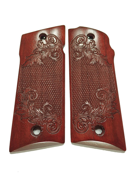 Rosewood Floral Checker Coonan .357 Grips