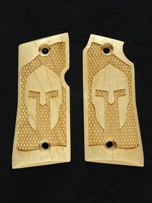 Maple Spartan Colt Mustang Pocketlite Grips X