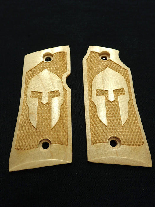 Maple Spartan Colt Mustang Pocketlite Grips X