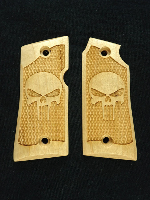 Maple Punisher #2 Colt Mustang Pocketlite Grips