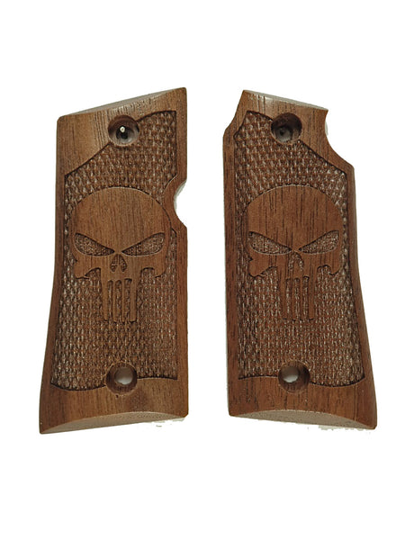 Walnut Punisher #2 Colt Mustang Pocketlite Grips