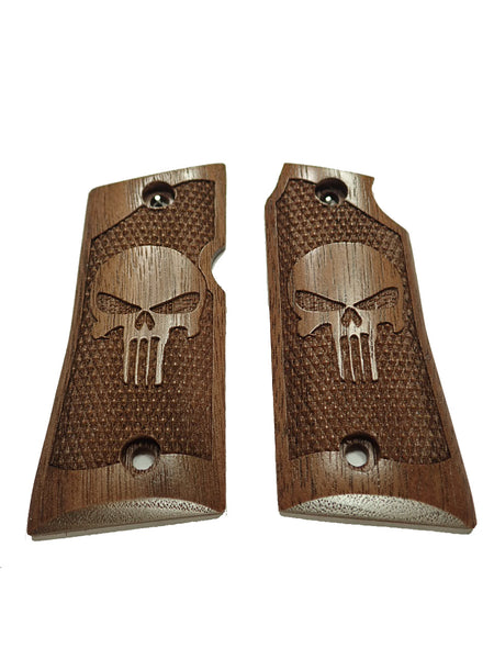 Walnut Punisher #2 Colt Mustang Pocketlite Grips