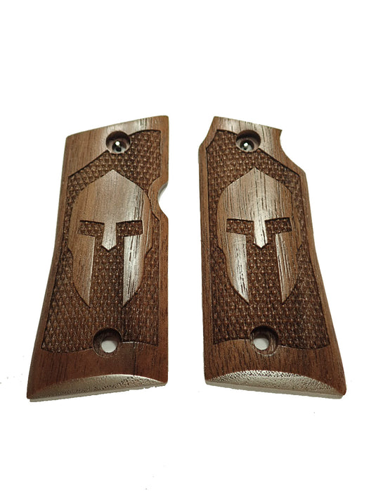 Walnut Spartan Colt Mustang Pocketlite Grips X