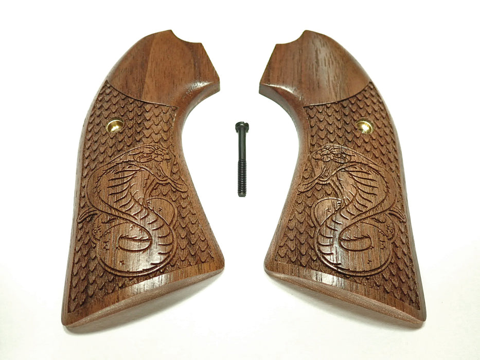 Walnut Cobra Ruger Vaquero Bisley Grips X