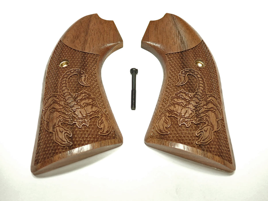 Walnut Scorpion Ruger Vaquero Bisley Grips X