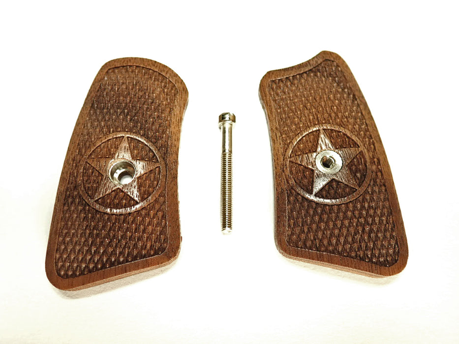 Walnut Texas Star Ruger Sp101 Grip Inserts