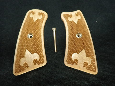 Maple Checker Plume Ruger Gp100 Grip Inserts