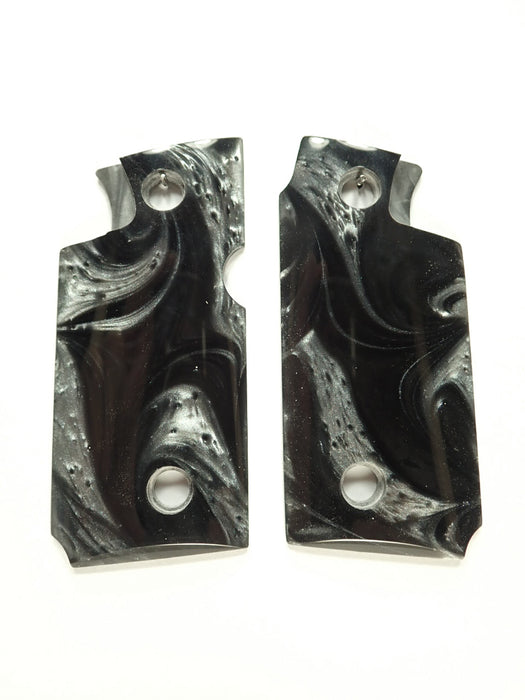 Silver & Black Pearl Springfield Armory 911 .380 Grips X