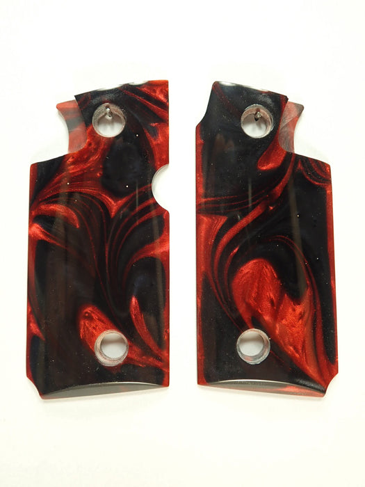 Red & Black Pearl Springfield Armory 911 .380 Grips X