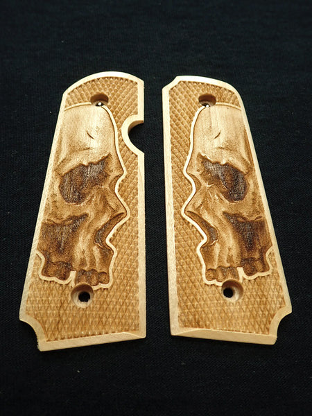 Maple Skull Rock Island 380 1911 Grips