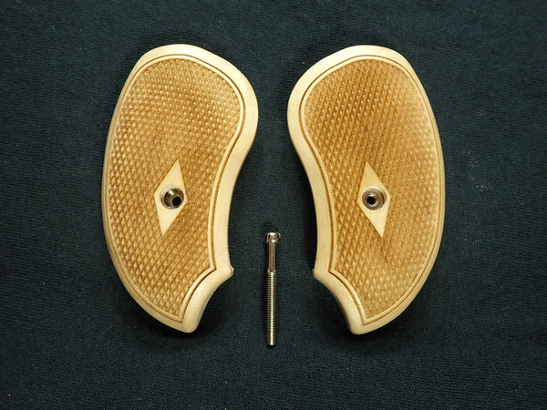 Maple Checkered Bond Arms Derringer Grips