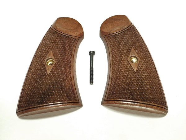 Walnut Checkered Uberti Schofield Grips