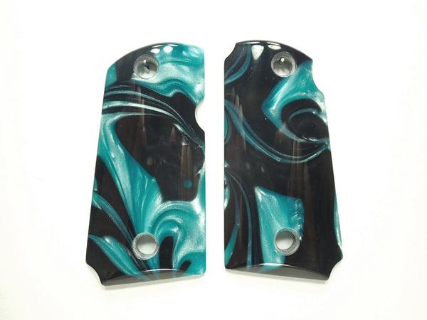 Black & Tiffany Pearl Kimber Micro 9 Grips