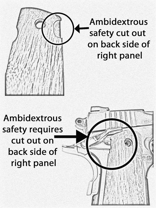 Pearl "Lets Go Brandon" 1911 Grips (Full Size)
