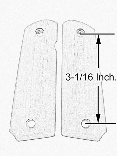 Ebony Masonic 1911 Grips (Full Size)